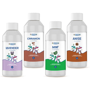 Flavor Frenzy Extract Bundle - Lavender, Cinnamon, Anise, and Mint - Concentrated & Natural - Perfect for Diverse Culinary Creations